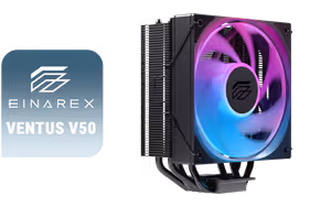 einarex-ventus-v50-cpu-air-cooler-black-pwm-120mm - Image 1