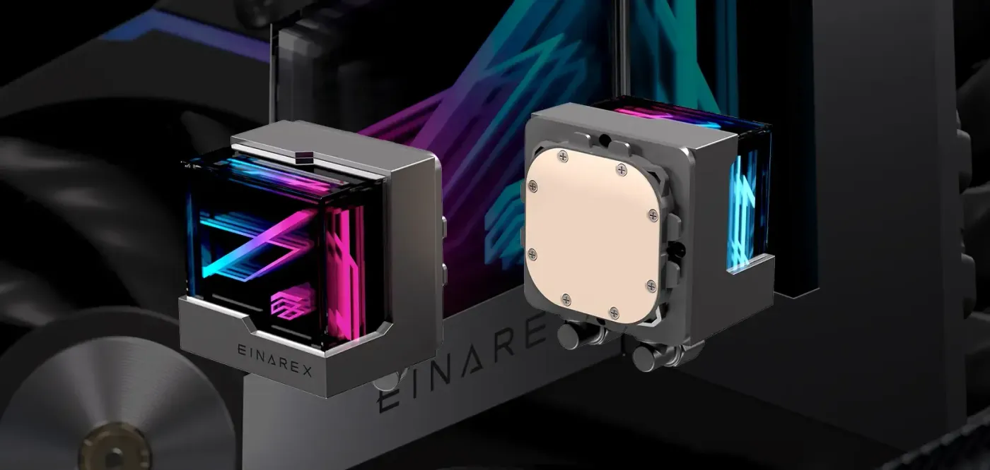 EINAREX Vertex 240 White CPU Liquid Cooler — ARGB, 2800 RPM | Evetech