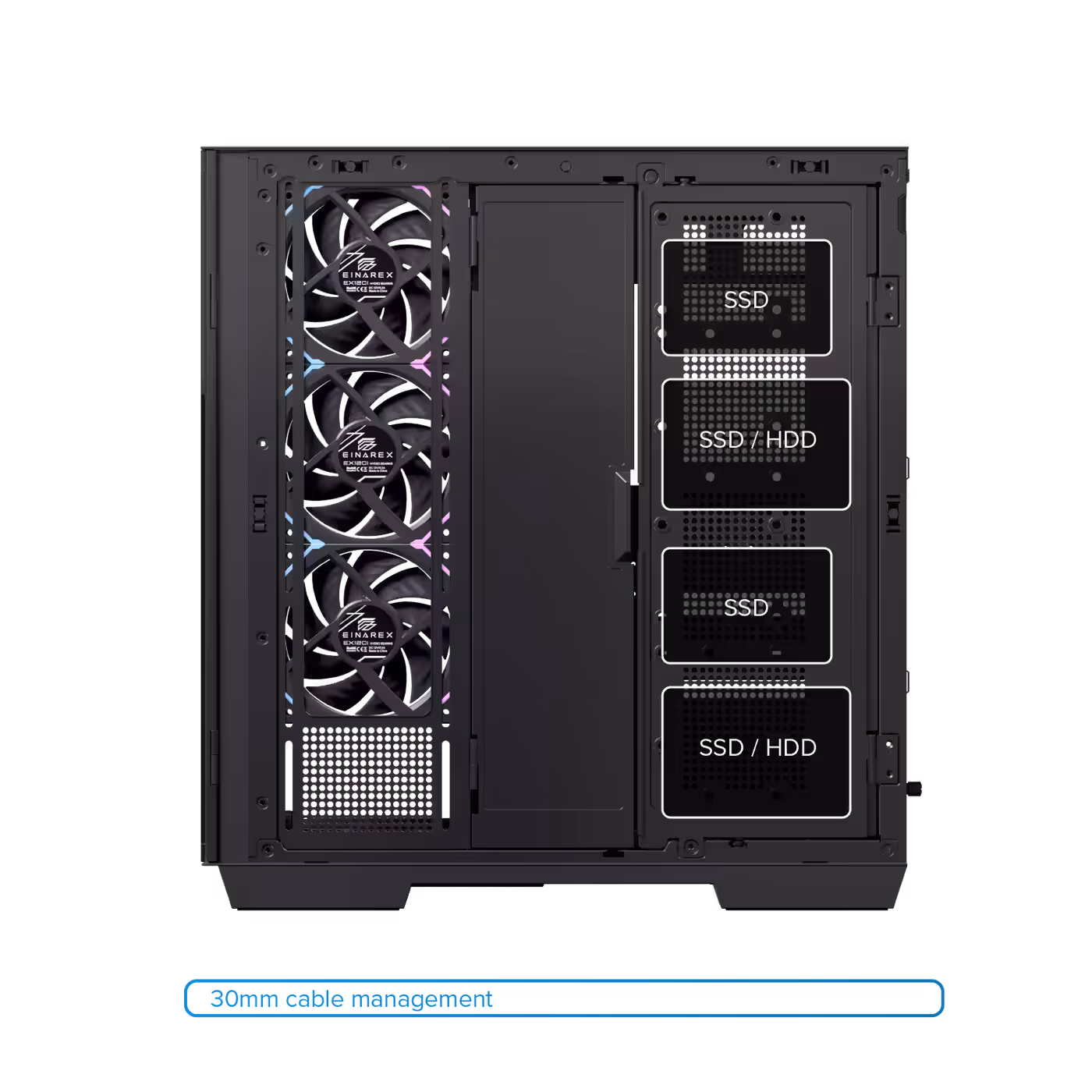 Internal storage drive bays and configuration options for the Z1K