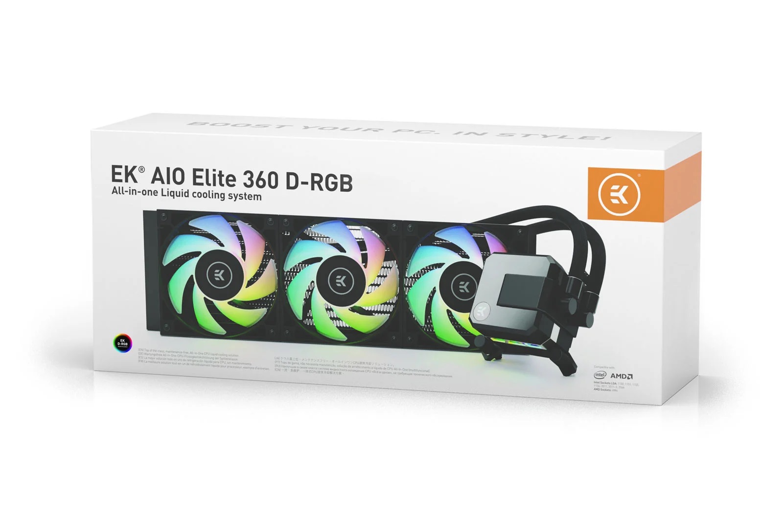EK Elite 360mm D-RGB All-in-One CPU Liquid Cooler - Best Deal