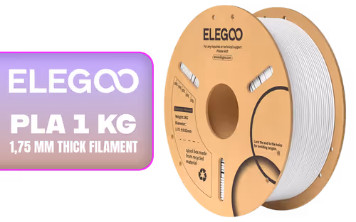 elegoo-pla-white-1-75mm-1kg-filament-190-230c - Image 1