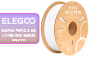 ELEGOO Rapid PETG 1.75mm 1Kg Filament - White 600mm/s - image 1