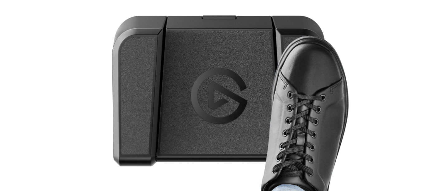 Elgato Stream Deck Pedal 3‑Switch Hands-Free Studio Controller