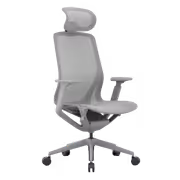 Enova Aria EAR-001A Light Grey Office Chair – Stretch Mesh Comfort - image 2