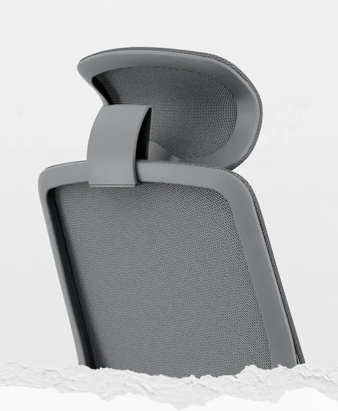 Adjustable curved headrest fitted to the Enova Aria Ver.2