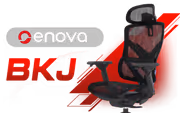Enova BKJ Gaming Chair Black/Blue - 6D Armrests - image 1
