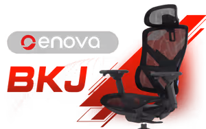 Enova BKJ Gaming Chair - Black-Blue - Image 1