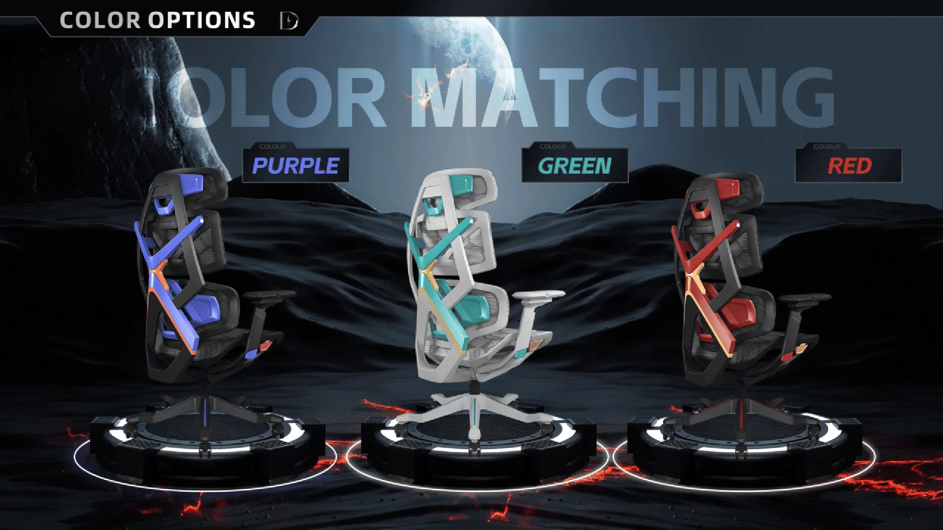 Enova Bloodragon BXZ Gaming Chair Azure — 136kg Capacity | Evetech