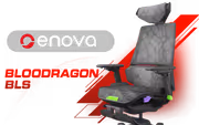 Enova Bloodragon BLS Gaming Chair Green — 136kg Capacity - image 1