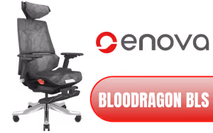 Enova Bloodragon BLS Gaming Chair Silver Enova Bloodragon BLS Gaming Chair Silver - Image 1