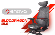 Enova Bloodragon BLS Gaming Chair BLS-002A-YS Silver - 136kg Capacity - image 1