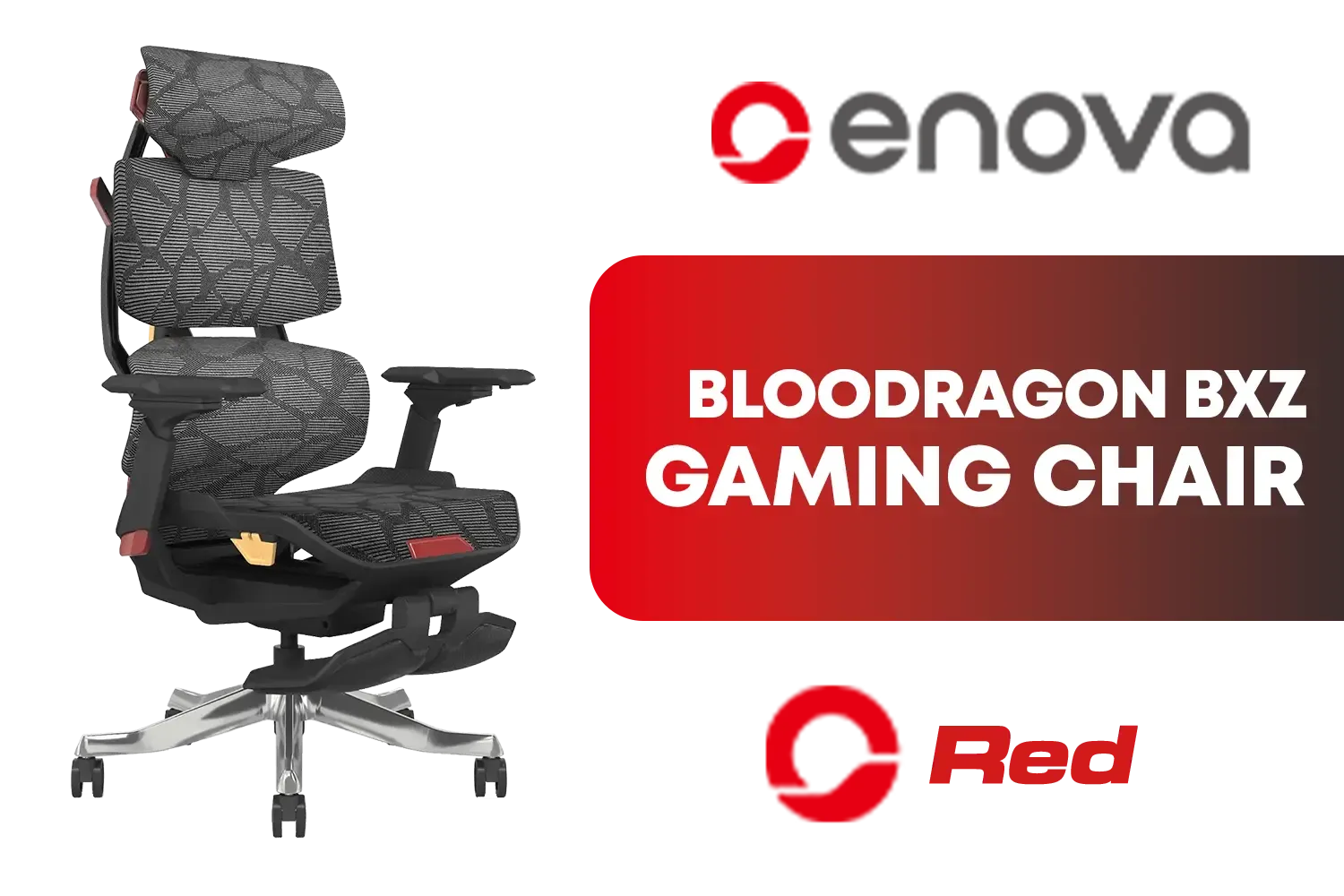 Enova Bloodragon BXZ Gaming Chair - Red / BXZ-002A-HS-Red