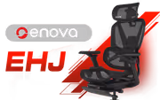 Enova EHJ-005A Black Gaming Chair — 4D Lumbar, 5D Armrest - image 1