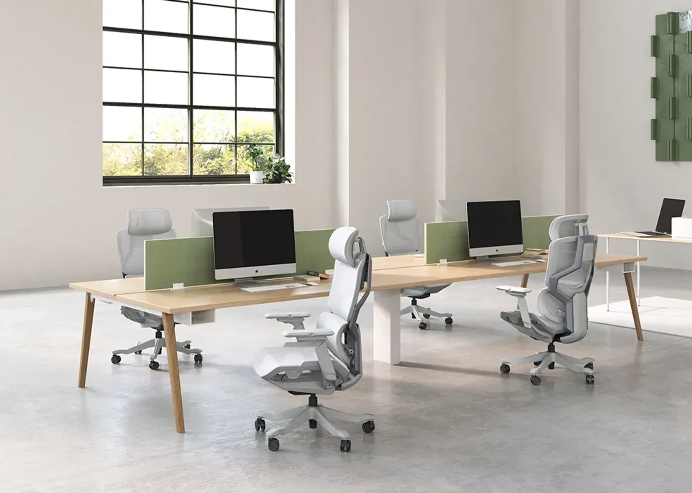 Side profile of the Enova EZY Office Chair showing its full seating posture