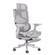 Enova EZY-008A-1 Light Grey Office Chair with Lumbar Support - image 5