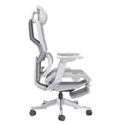 Enova EZY-008A-1 Light Grey Office Chair with Lumbar Support - image 4