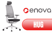[OPEN BOX] Enova Hug Office Chair White | 140° Recline | 4D Arms - image 1