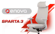 Enova Sparta 3 ESP3-003A-HS Office Chair - Light Grey - image 1