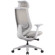 Enova Sparta 3 Office Chair — Dual-Axis Headrest, Light Grey - image 2