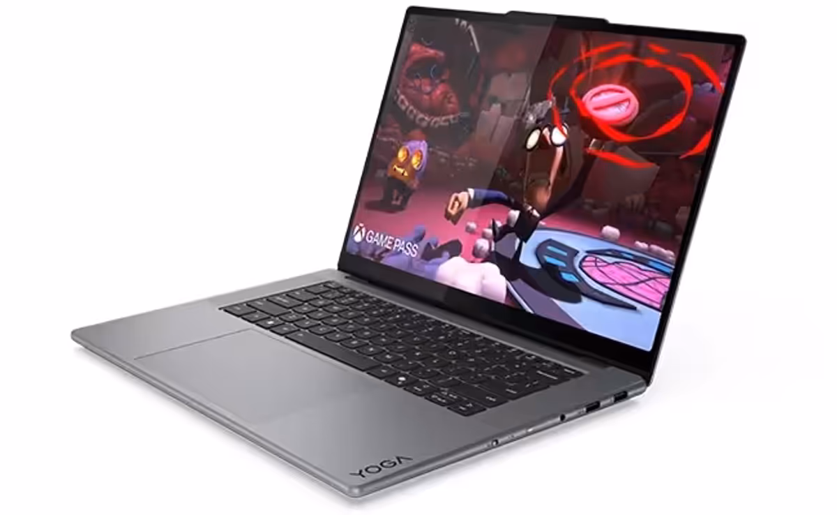 Clair Obscur game and Xbox Game Pass shown on Lenovo Yoga laptop