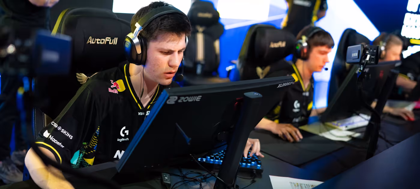 AutoFull chair used in official IEM 2026 tournament setting