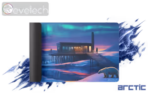 Evetech Arctic Gaming Mousepad - Image 1