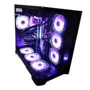 Evetech Aurix Gaming Case — 270° Glass, 7x ARGB Fans - image 5