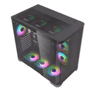 Evetech Aurix Gaming Case — 270° Glass, 7x ARGB Fans - image 15