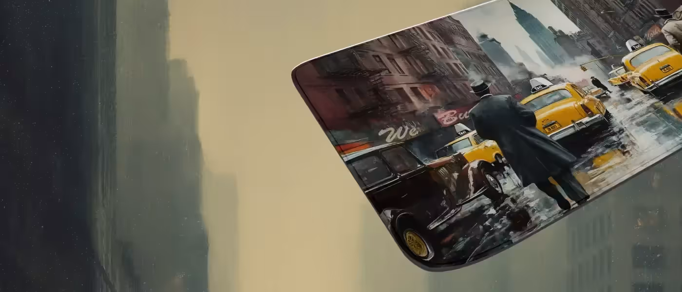 Cape Town themed gaming mousepad with cultural design