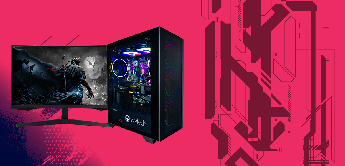 Evetech ONYX Gaming Case with Advanced Cooling Options
