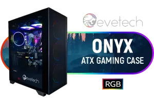 Buy Evetech ONYX Tempered Glass ATX Gaming Case - Ultimate Cooling & Style - image 1