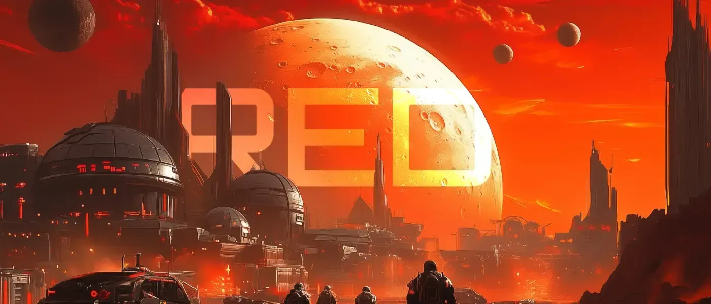 Evetech Red gaming mousepad laid flat showing its full extended surface