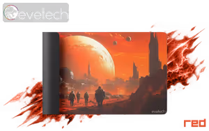 Evetech Red Gaming Mousepad - Image 1