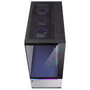 Evetech Reeve WS462B ARGB Mid-Tower Case — Silver, 6 ARGB Fans - image 2