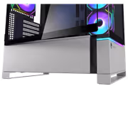 Evetech Reeve WS462B ARGB Mid-Tower Case — Silver, 6 ARGB Fans - image 14
