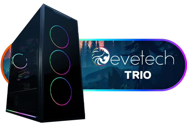 Evetech TRIO RGB Gaming Case