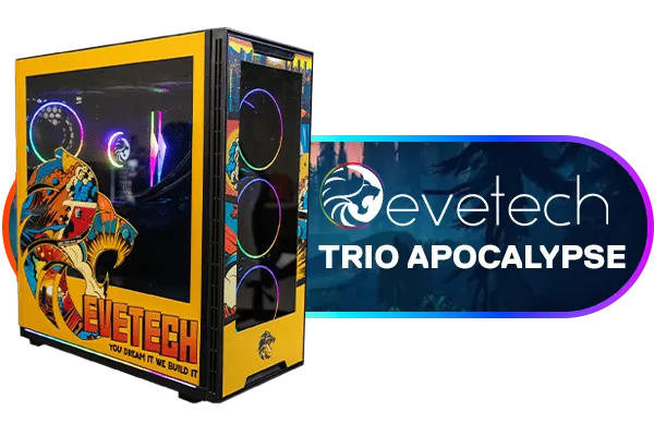 Evetech TRIO Apocalypse Edition RGB Gaming Case