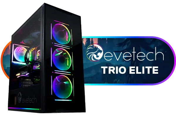 Evetech TRIO Elite RGB Gaming Case