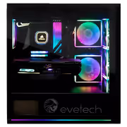 Evetech TRIO Elite RGB Tempered Glass ATX Gaming Case - image 6