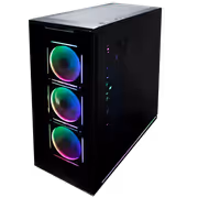 Evetech TRIO Elite RGB Tempered Glass ATX Gaming Case - image 3