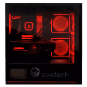Evetech TRIO Elite RGB Tempered Glass ATX Gaming Case - image 11