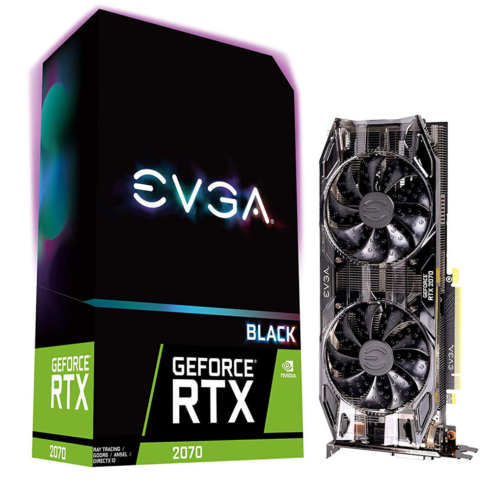 【新品、未開封】EVGA GEFORCE RTX 2070 BLACK EVGA GeForce RTX 2070 Black Gaming - Best Deal - South Africa