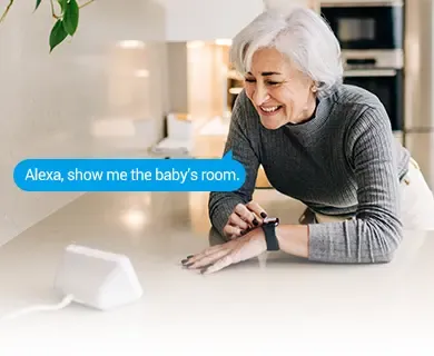 EZVIZ H1C with voice command illustration