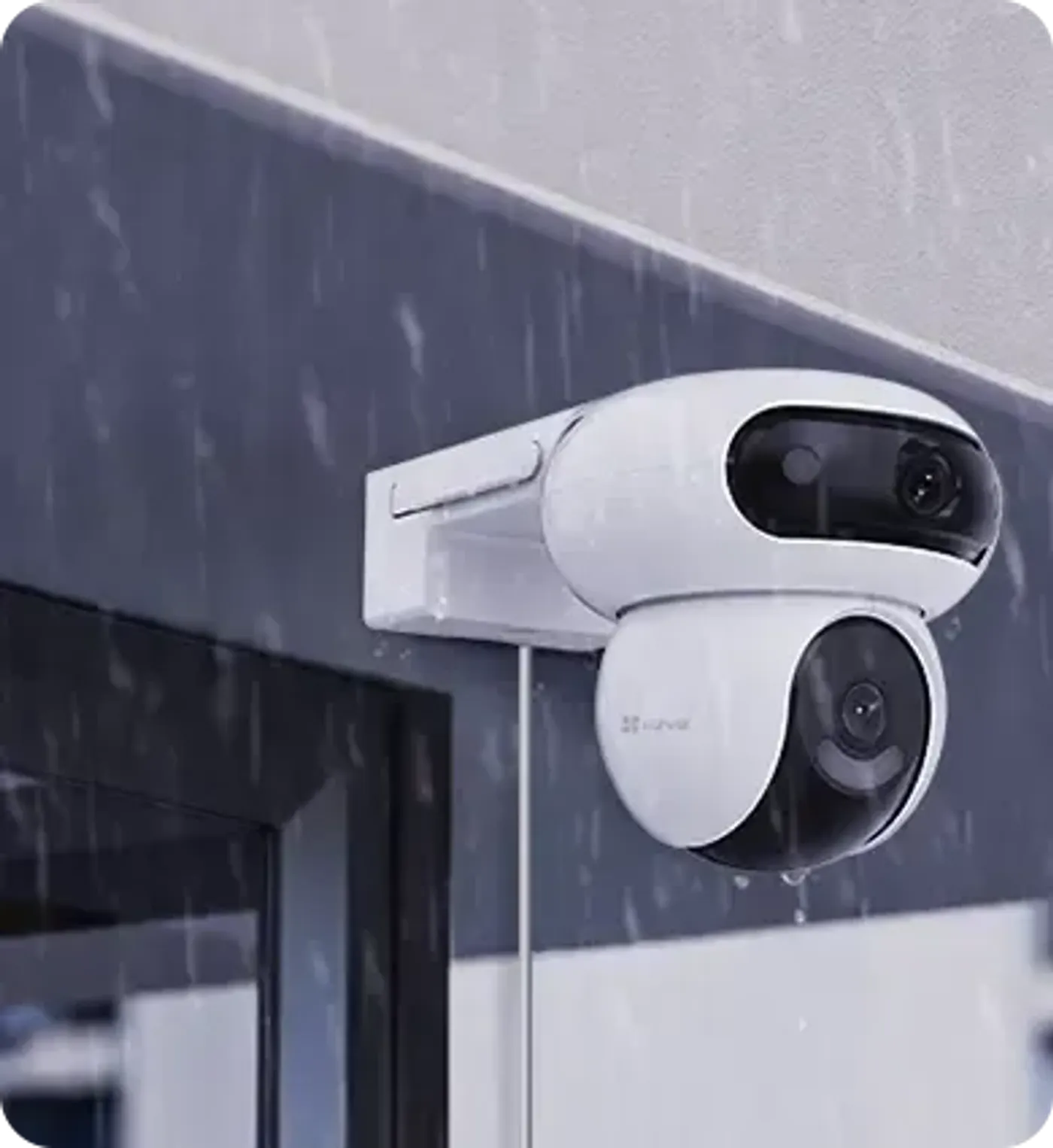 EZVIZ H90 Dual installed in a ceiling mounting position