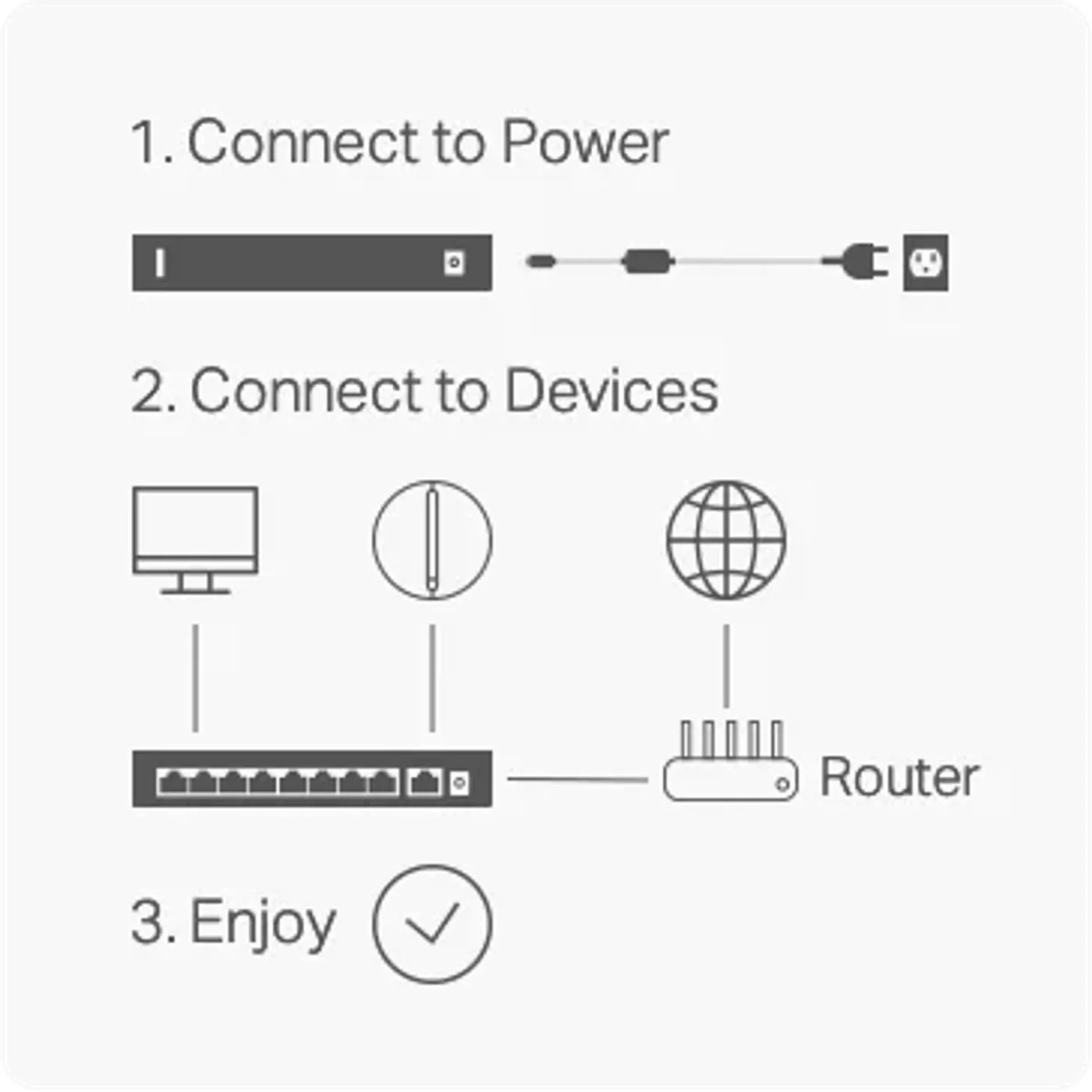 Plug and Play functionality for easy 10/100/1000M network setup