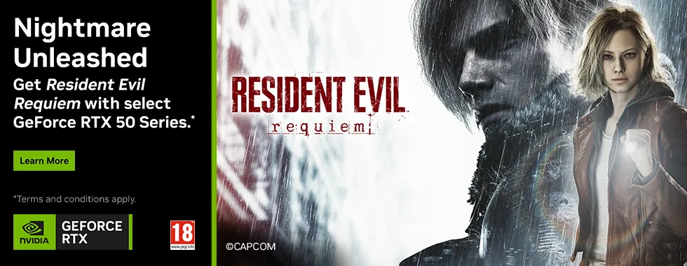 Resident Evil Requiem with select GeForce RTX 50 Series (Standard Edition)