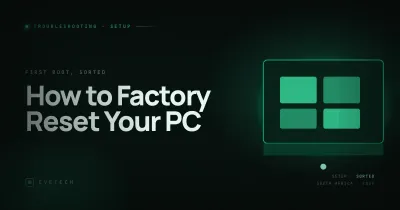 How to Factory Reset Your PC — Windows 11 Reset Guide (South Africa, 2026)