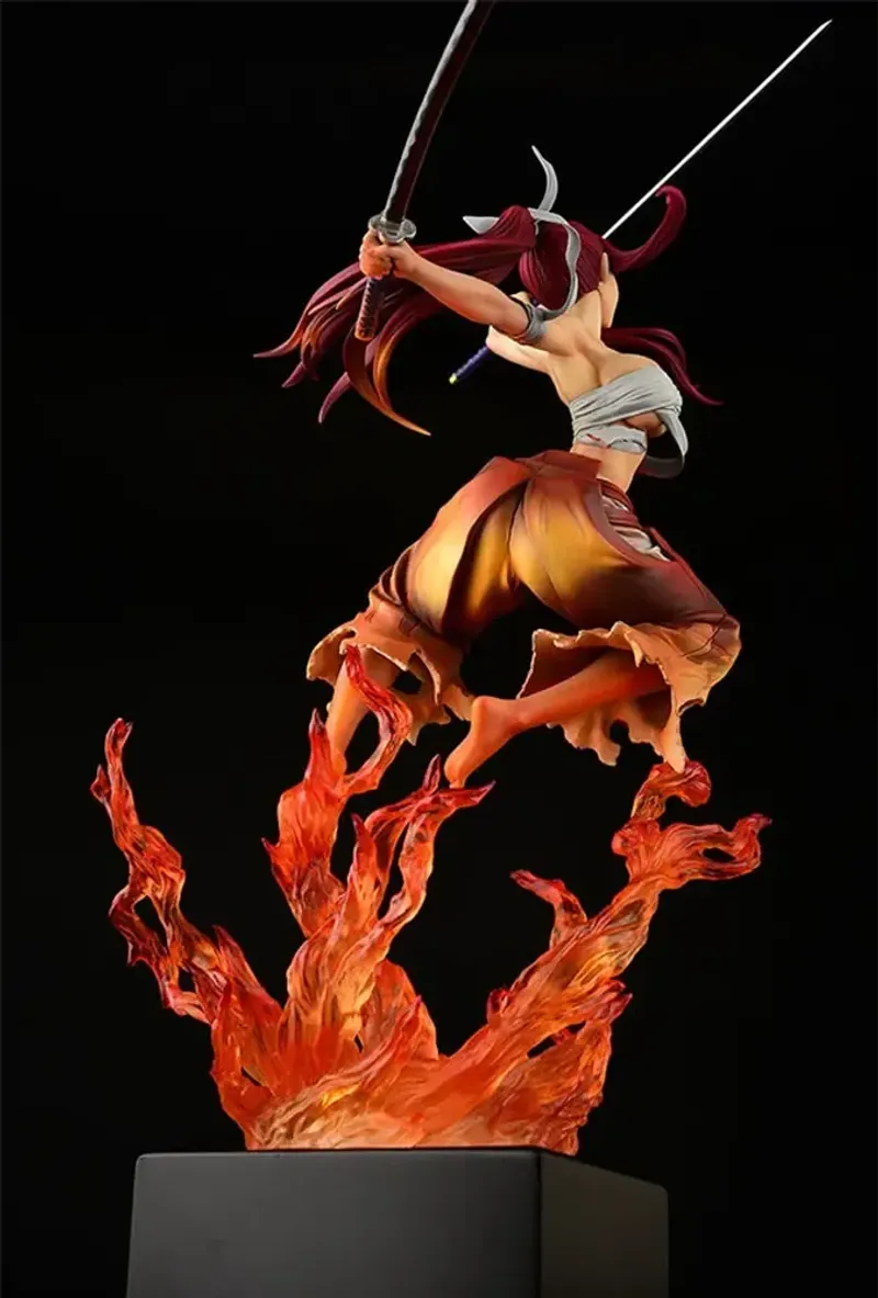 Erza Scarlet figure highlighting the craftsmanship across its configurations