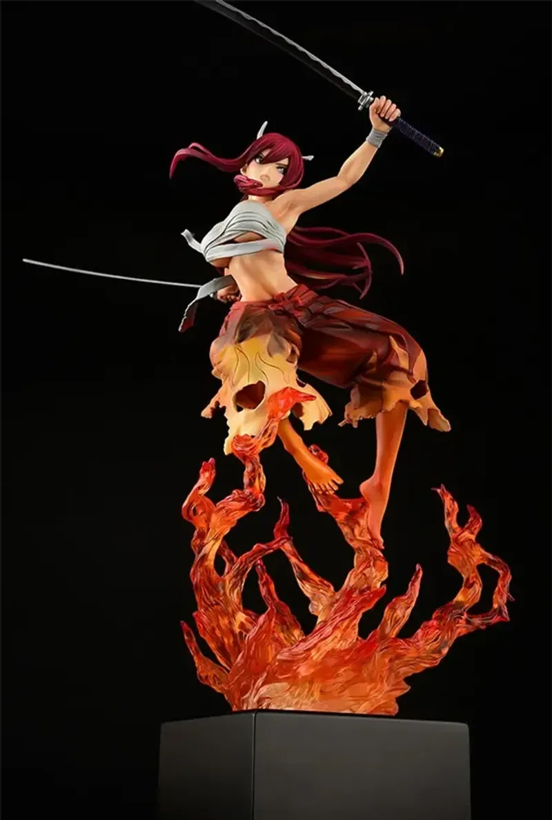 Officially licensed Erza Scarlet figure showing its exquisite finish