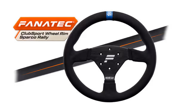 Fanatec ClubSport Wheel Rim Sparco Rally - 330mm - image 1 Fanatec ClubSport Wheel Rim Sparco Rally - 330mm - image 1